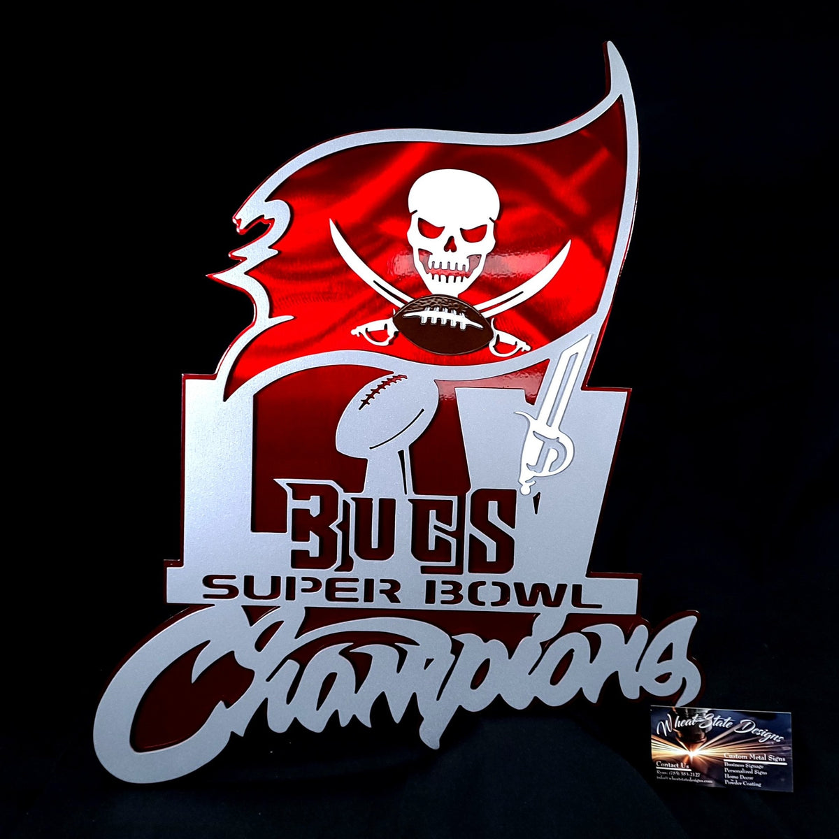 Tampa Bay Buccaneers Championship sign