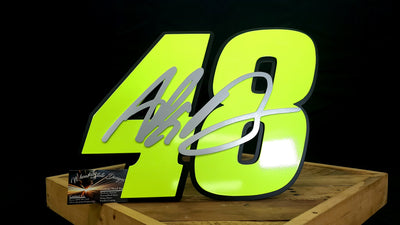 Nascar Number Autograph - Wheat State Designs