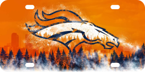 Broncos Mountain Background - Wheat State Designs