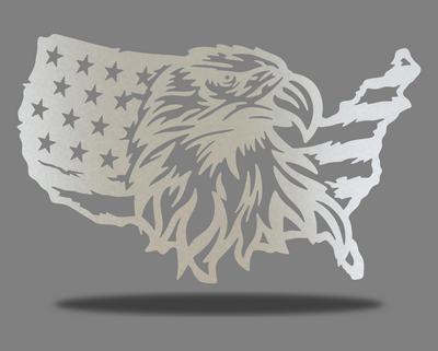 USA Eagle Flag - Wheat State Designs